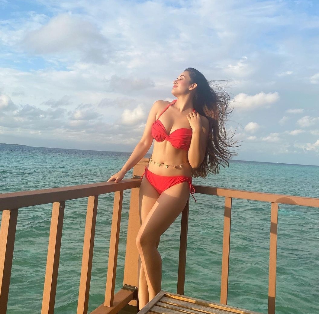 Nepali Beauty Aditi Budhathoki Makes Head Turn With Her Sizzling Bikini