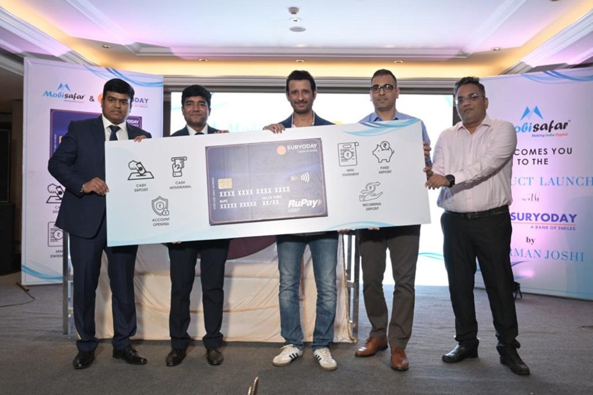 Mobisafar services private limited partners with Suryoday Small Finance Bank Ltd for providing banking services on PAN INDIA basis