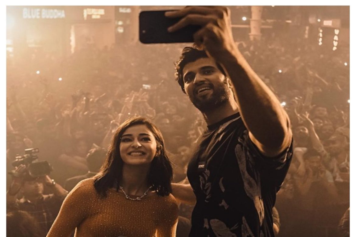 Vijay Deverakonda visit ahmedabad with the liger team to promote the film