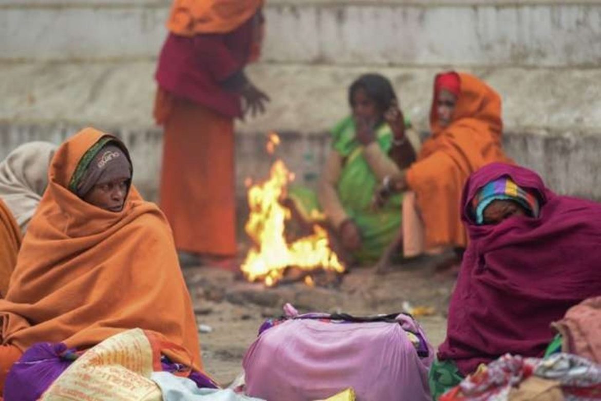 Ahmedabad recorded a minimum of 7.6 degrees Celsius on Monday