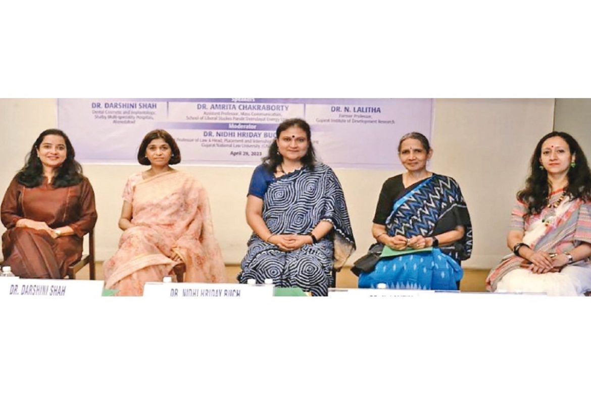Ahmedabad Management Association organizes penal discussion on ‘Women and IP’
