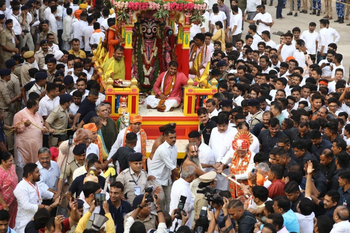 Rath Yatra begins from Jagannath temple in Ahmedabad The Live Ahmedabad