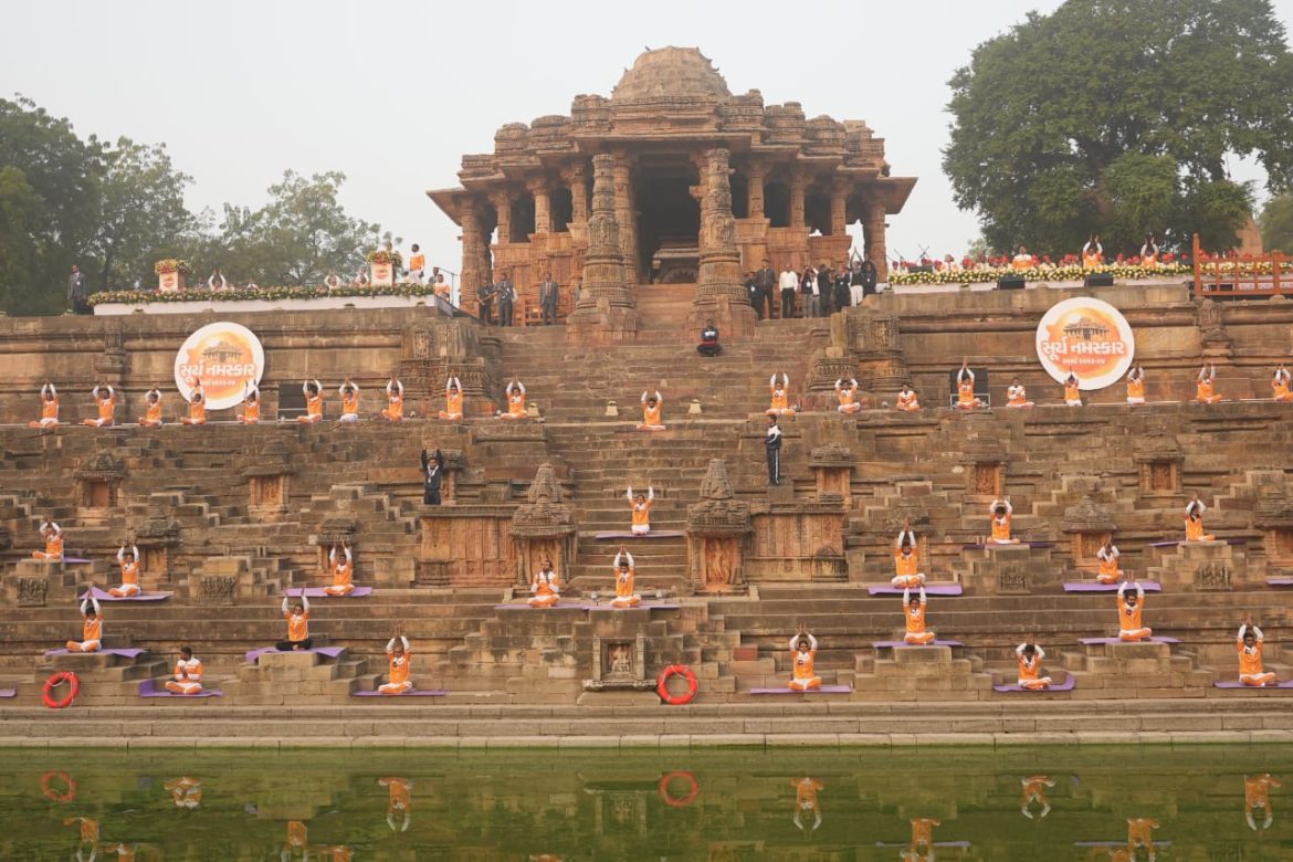 Gujarat sets Guinness Record for performing mass ‘Surya Namaskar’ on new year