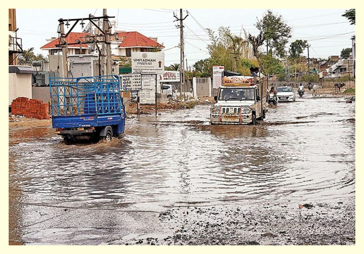 Sunday Rain Brings Relief to City but Damages Crops and Claims a Life in Viramgam