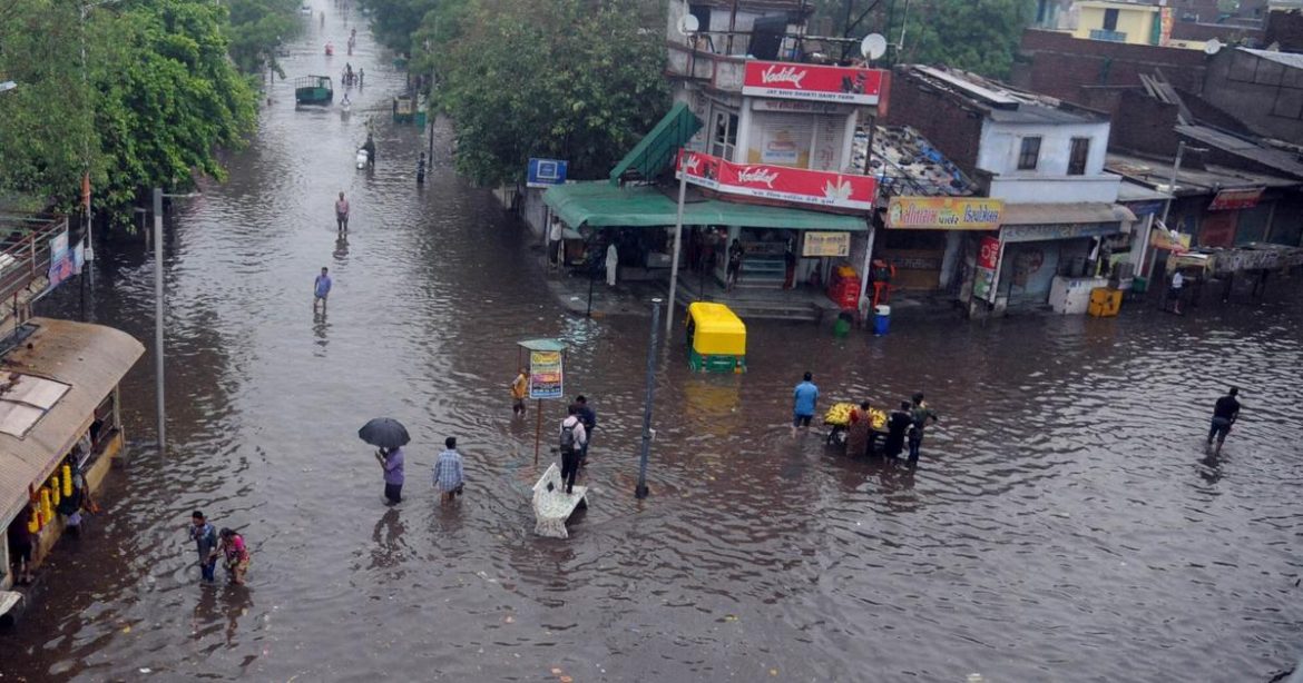 Heavy Rain in Gujarat Traps 38 Students