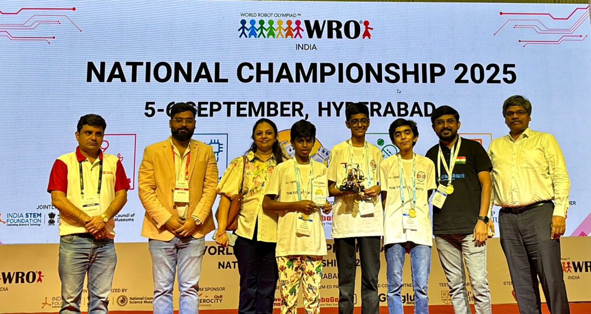 Ahmedabad High Schoolers Clinch Gold at Robotics Nationals, Head to Singapore