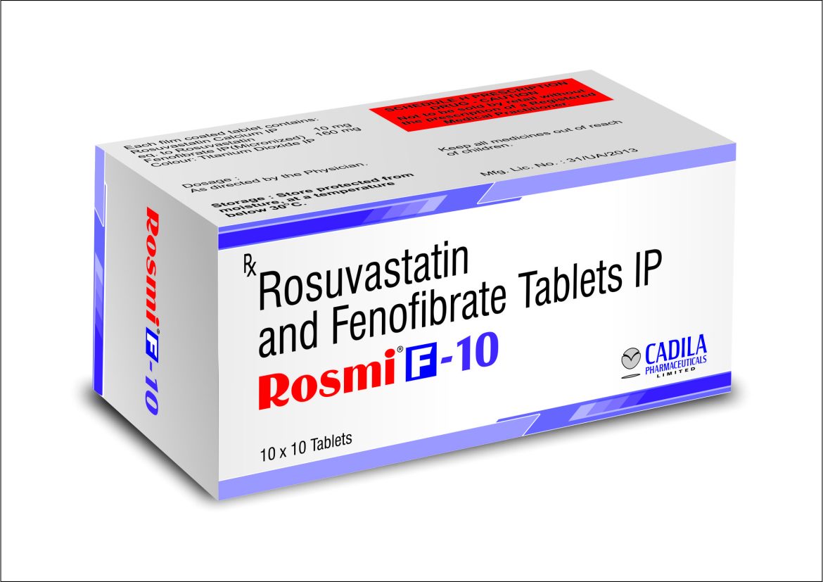 Cadila Pharmaceuticals launches Rosmi F tablet to support effective management of mixed dyslipidemia