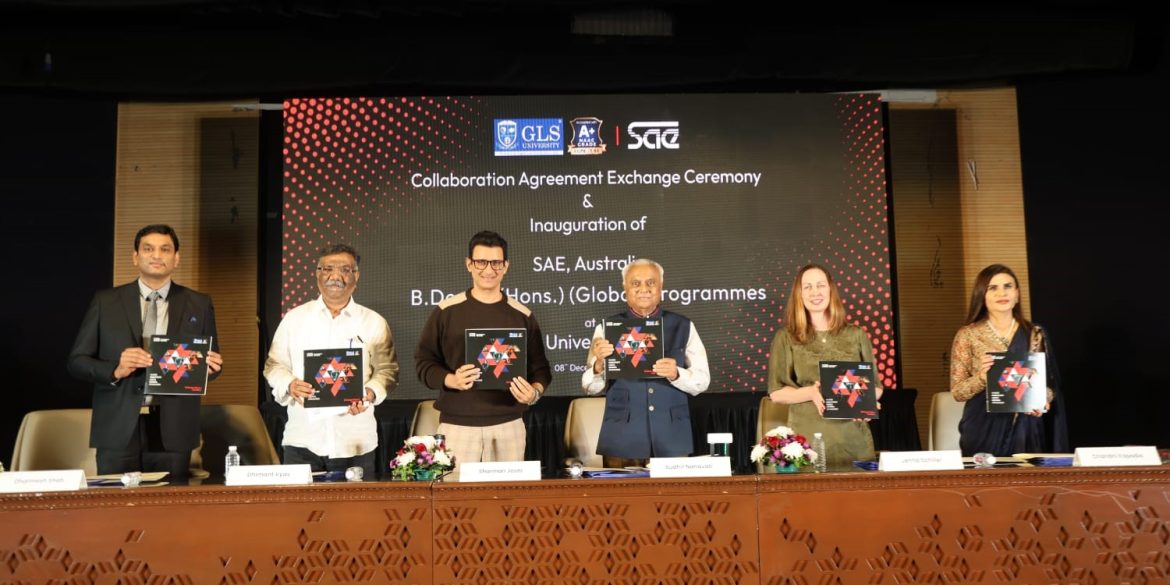GLS University collaborates with SAE Institute to launch India’s first global B. Design (Hons.) programme in animation & VFX and Game development