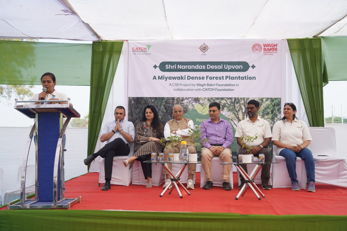 Wagh Bakri Foundation begins work on second Miyawaki forest, to plant 5,000+ trees