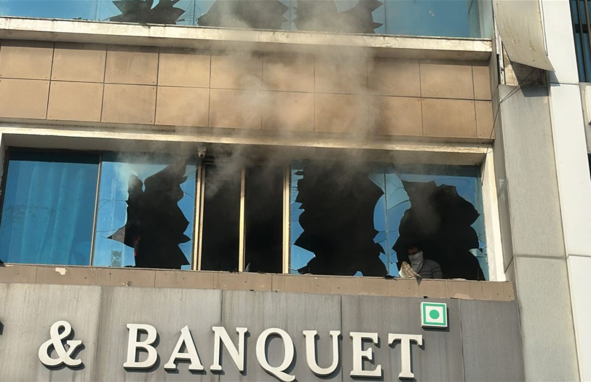 Fire at Science City Road Office Building, Over 50 Rescued