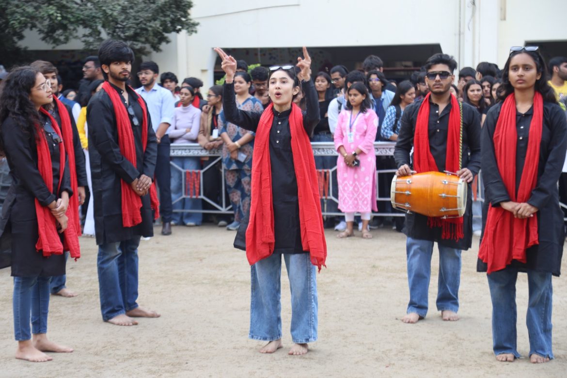 A Colourful Experience on Day Two of Inter-College Competition ‘Narrative’ at GLS University