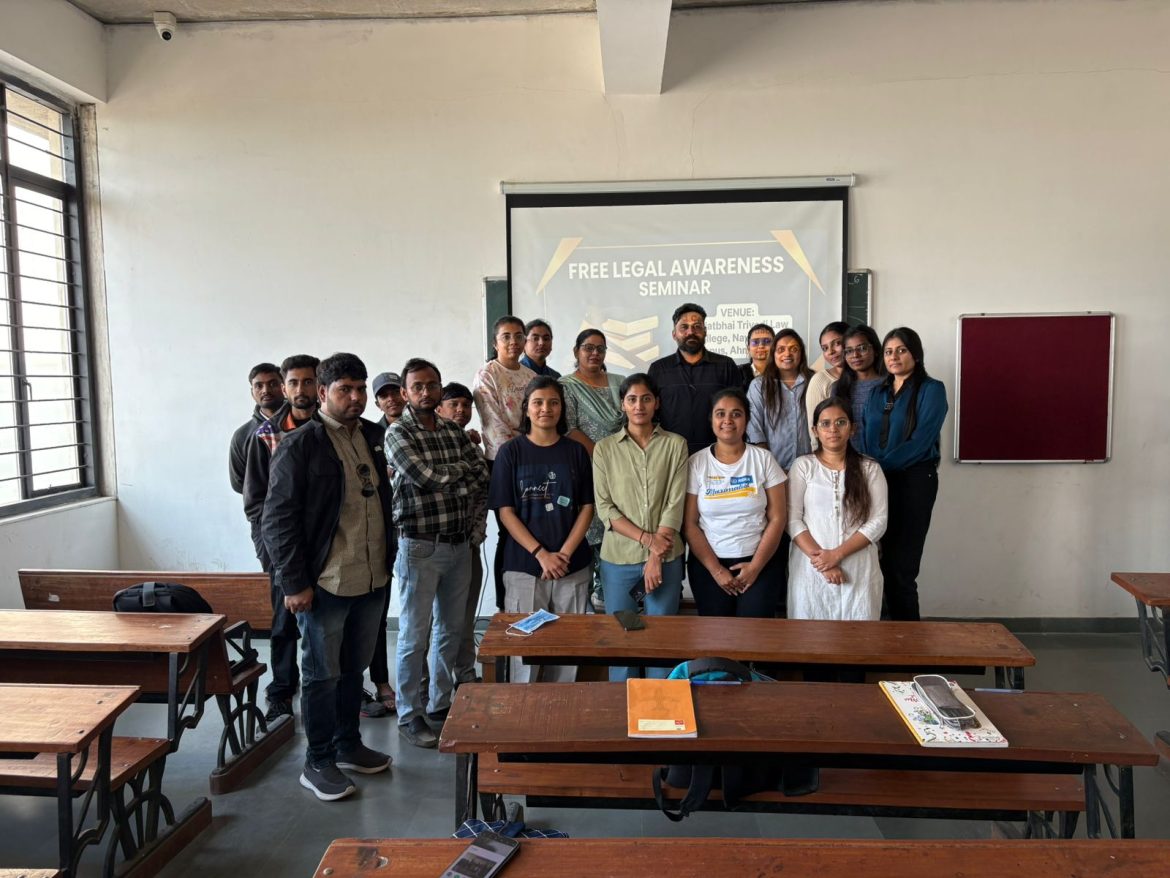 Free Legal Aid Camp at Daulatbhai Trivedi Law College