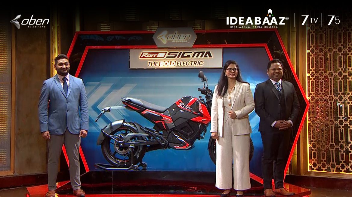 India’s Fastest-Growing Electric Motorcycle Manufacturer Oben Electric Featured as Zee TV IdeaBaaz’s First Success Story