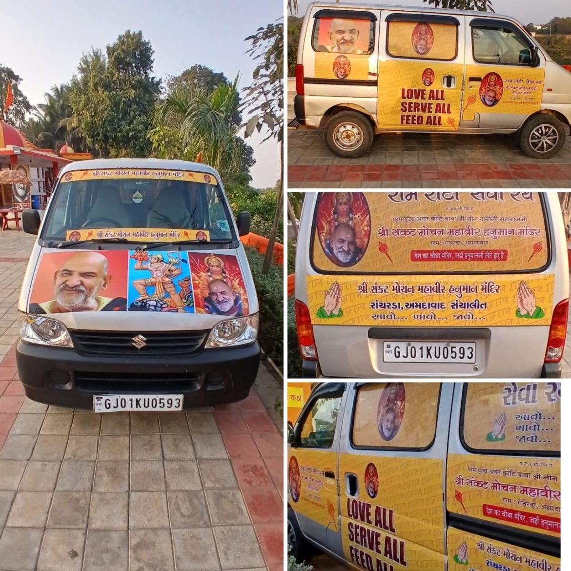 The temple will Grandly Inaugurate its third Ram Roti Seva Rath on Sunday, January 18, 2026, at 6:45 PM