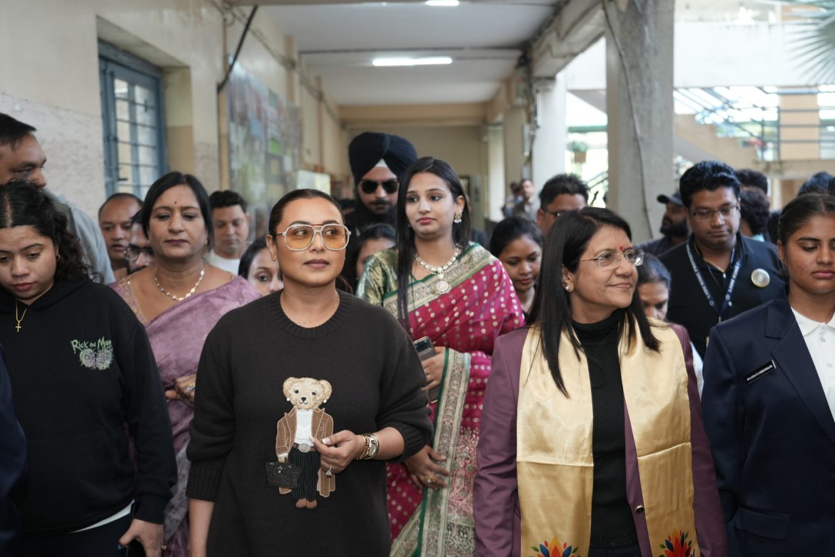 Rani Mukerji and IPS Parikshita Rathod inspire young innovators at SwarrnimTalks organised by Swarrnim Startup and Innovation University