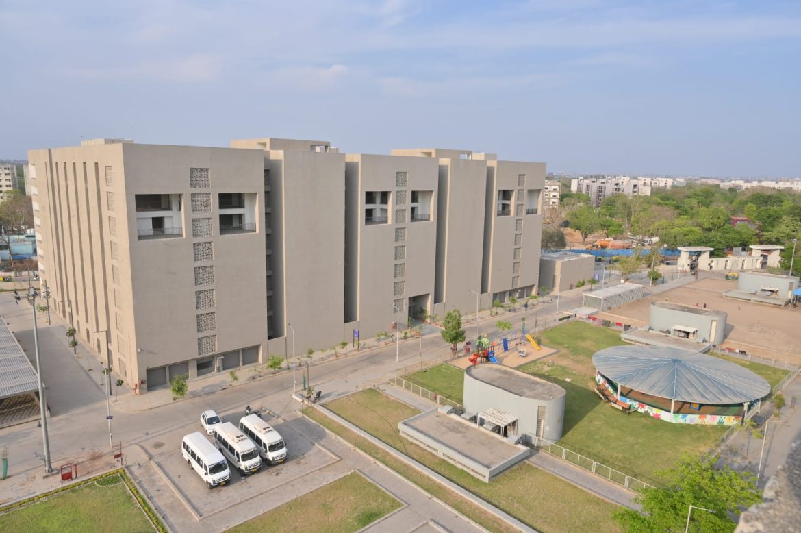 850-bed shelter ‘Rain Basera’ built at Ahmedabad Civil Hospital for relatives