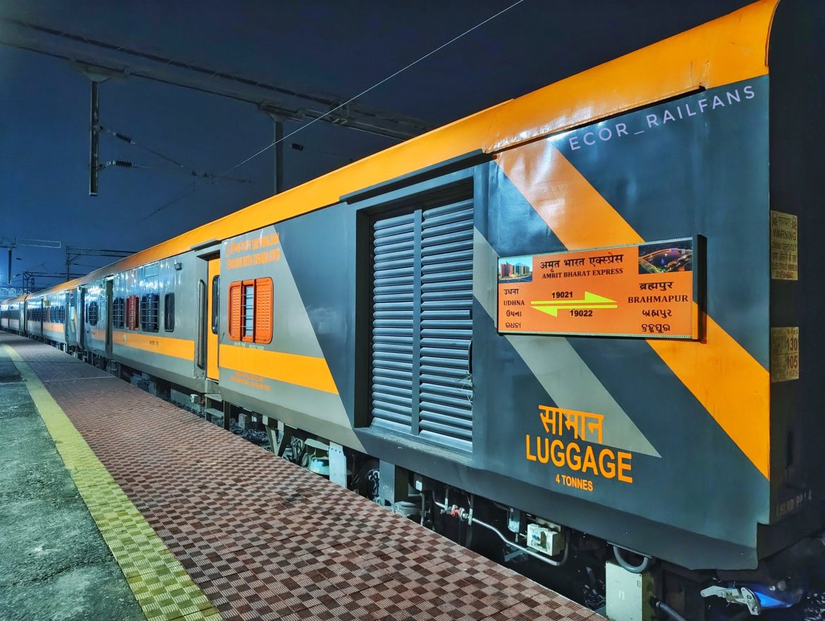 Udhna–Brahmapur Amrit Bharat Express to Run Daily