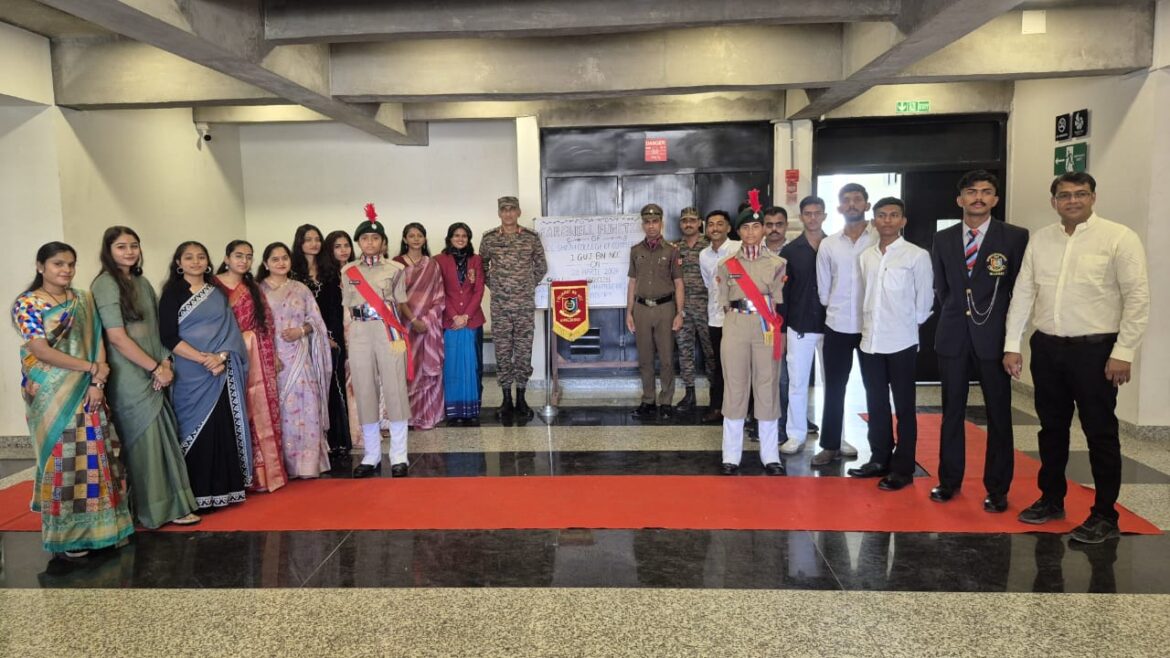 NCC Cadets of First Batch Felicitated at CC Sheth College Farewell
