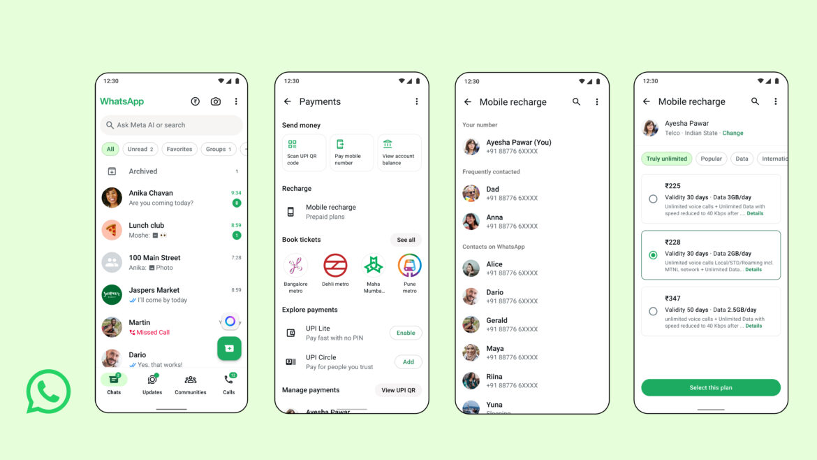WhatsApp Brings Prepaid Mobile Recharges to Users in India