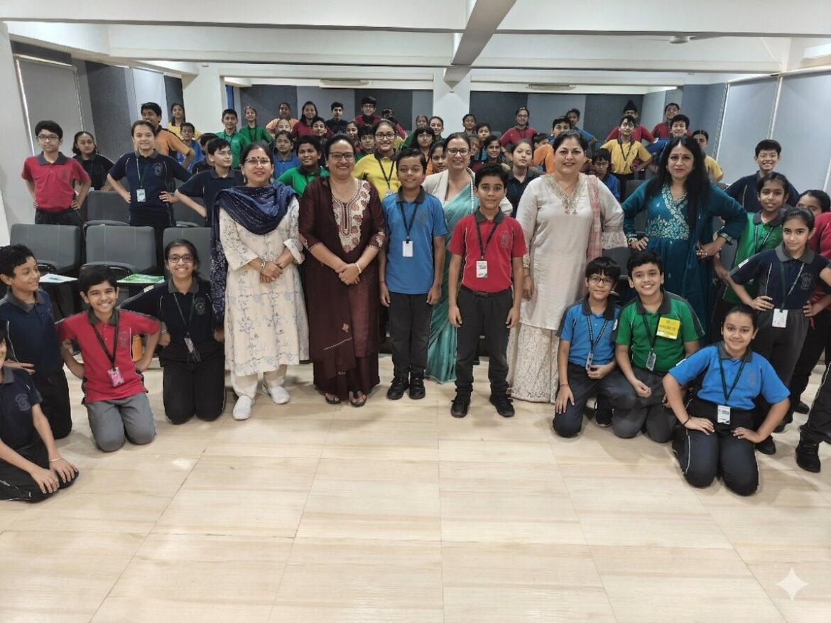 World Book Day Celebrated at Delhi Public School- Bopal Ahmedabad