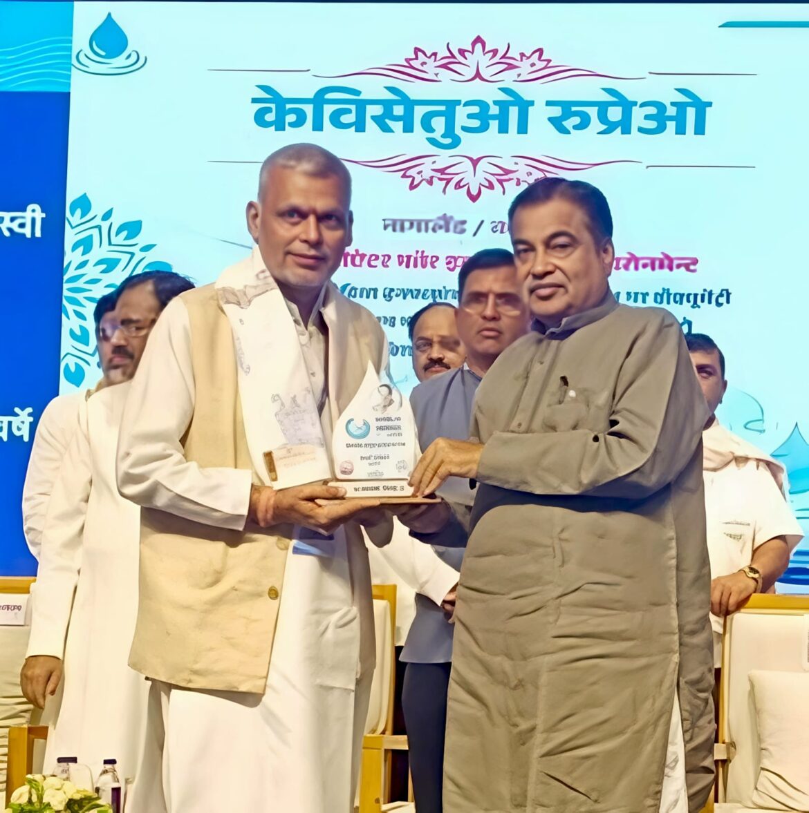 Union Minister Nitin Gadkari Felicitates UDGAM’s Dr. Mayur Joshi for Excellence in Water Conservation and Social Impact