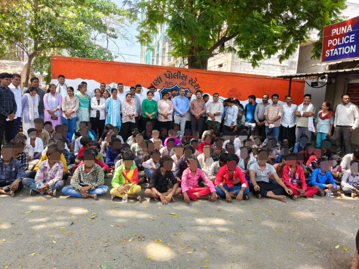 91 Trafficked Children Rescued from Surat Textile Units, Youngest Aged 7