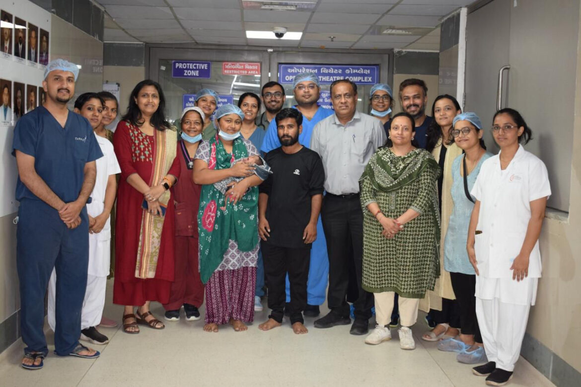 Newborn Breathes Normally After Successful Surgery For Rare Bilateral Choanal Atresia At Ahmedabad Civil