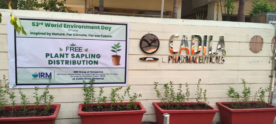 Cadila Pharmaceuticals Plants Over 2,000 Fruit and Native Plants in a Single Day Across Key Locations on World Environment Day