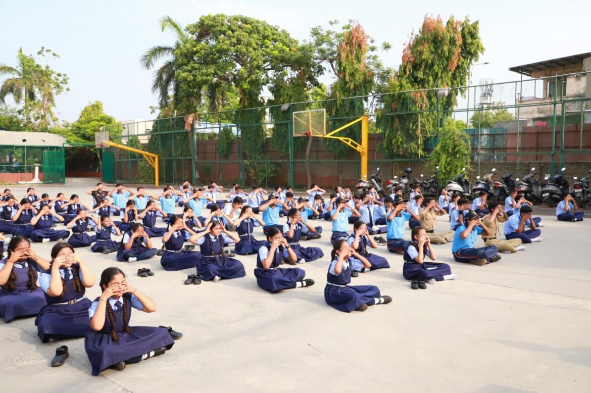 Seventh Day School, Ahmedabad Celebrates International Yoga Day with Bhartiya Yog Sansthan