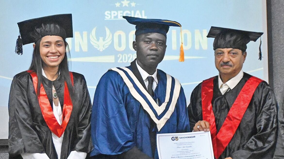 Gandhinagar University Hosts Global Law Conference, International Students’ Convocation