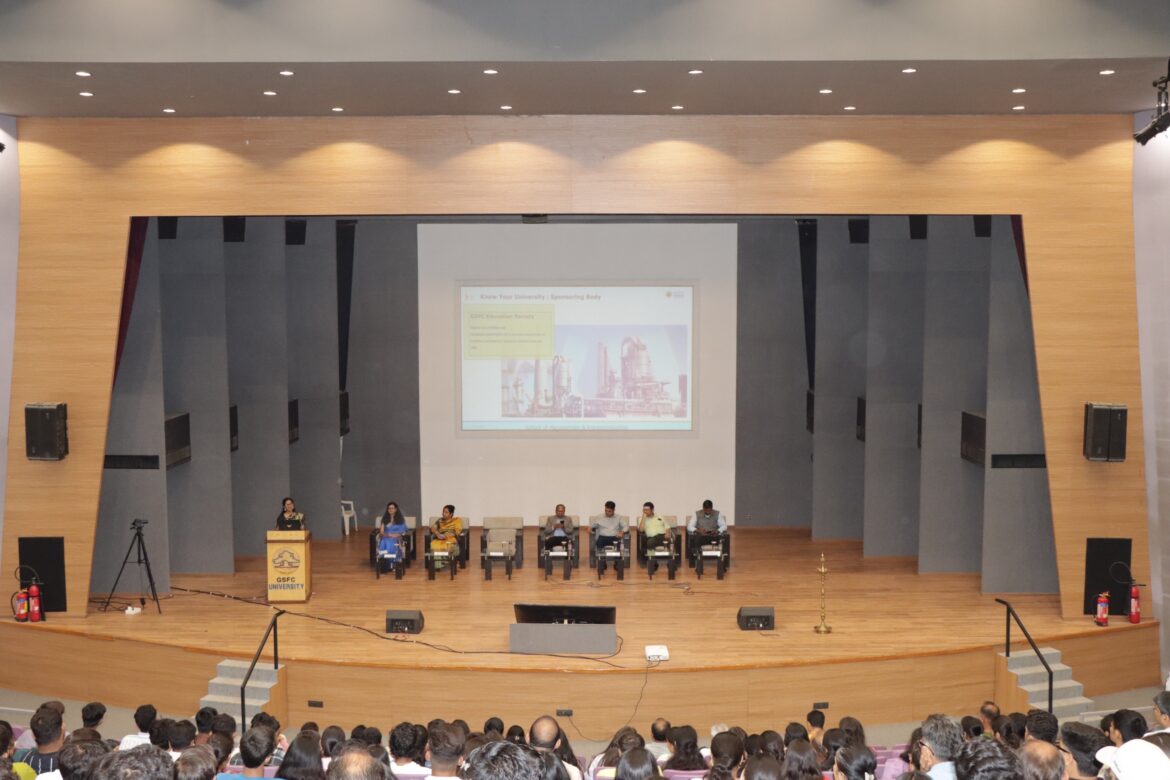 GSFC University begins academic session 2026-27 with orientation programme