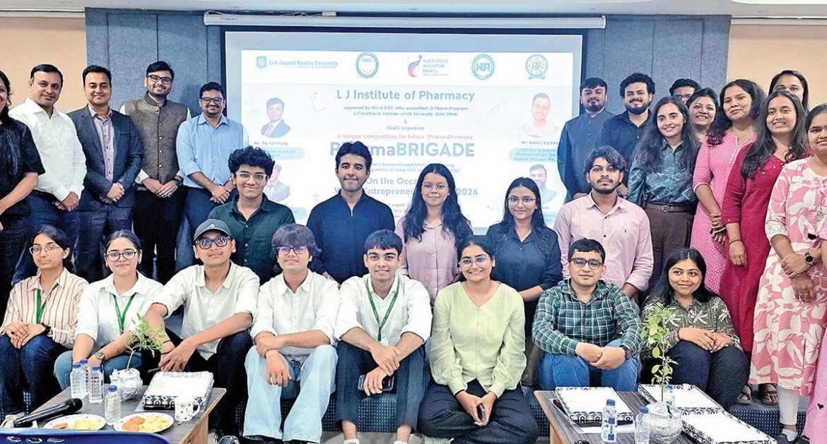 LJ Institute Hosts PharmaBRIGADE Entrepreneurship Competition