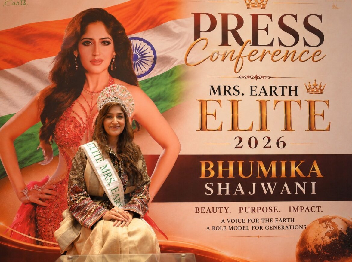 Ahmedabad’s Bhumika Shajwani Crowned Mrs. Earth Elite 2026