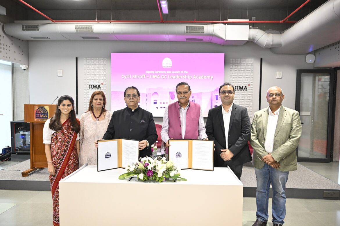 Cyril Shroff and IIM Ahmedabad co-foundthe “Cyril Shroff – IIMA GC Leadership Academy” –A first-of-its-kind Leadership Programme for General Counsels of the Future