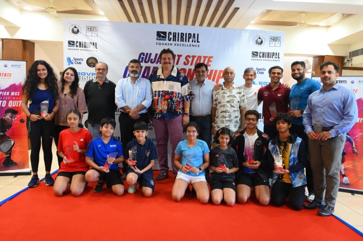 Gujarat State Squash Championship 2026 crowns 11 state champions