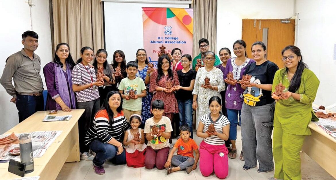 HLCAA holds workshop on eco-friendly Ganesha idols