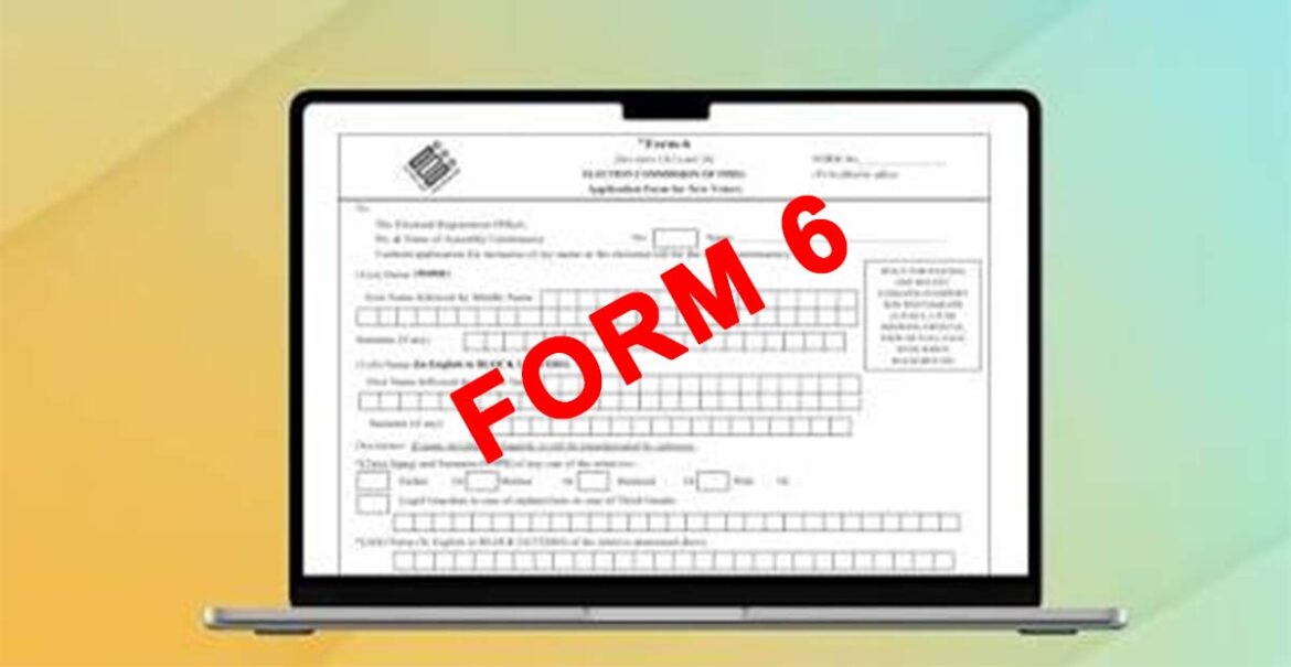 SIR Over? ECI Restores Statutory Form 6 for New Voter Applications