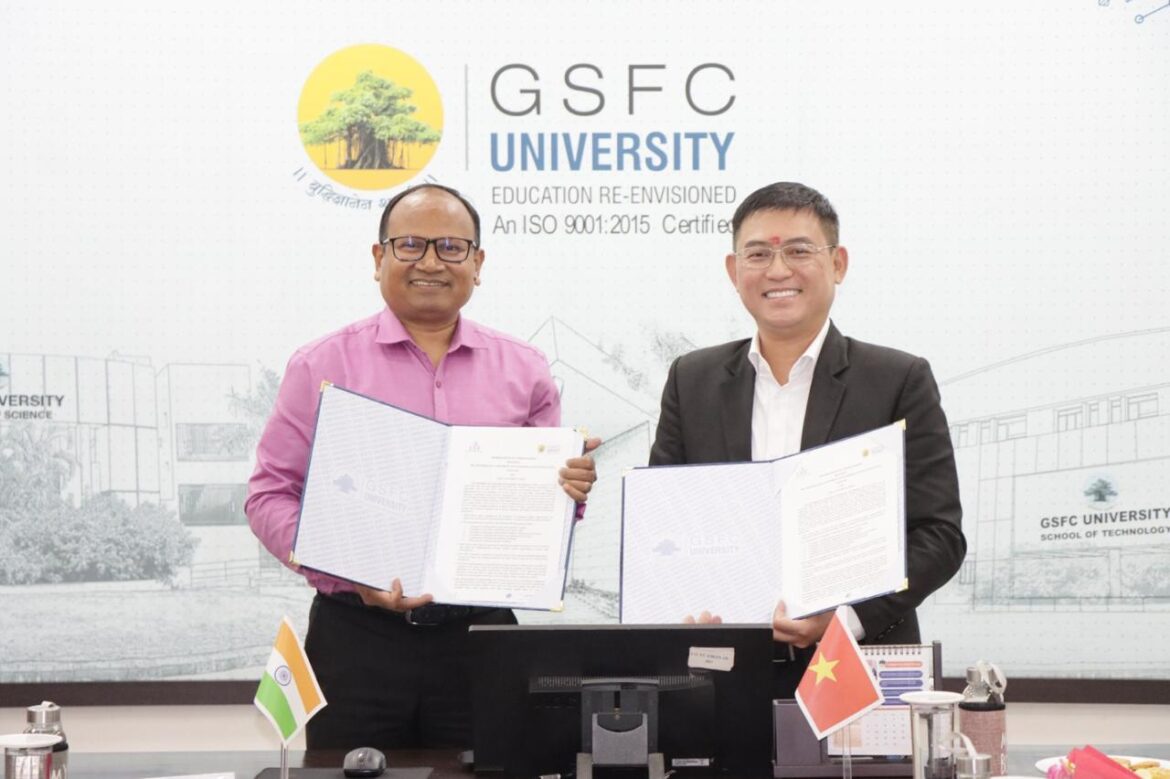 GSFC University Strengthens India–Vietnam Academic Connect Through MoU with UEF, Vietnam