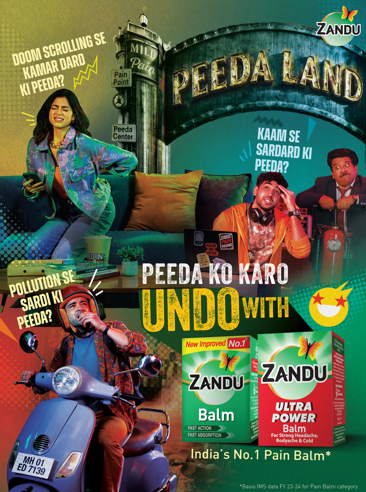 From Tech Neck to Doomscrolling Fatigue  Zandu Balm Gives Gen Z’s “Peedas” a New Language #UndoWithZandu