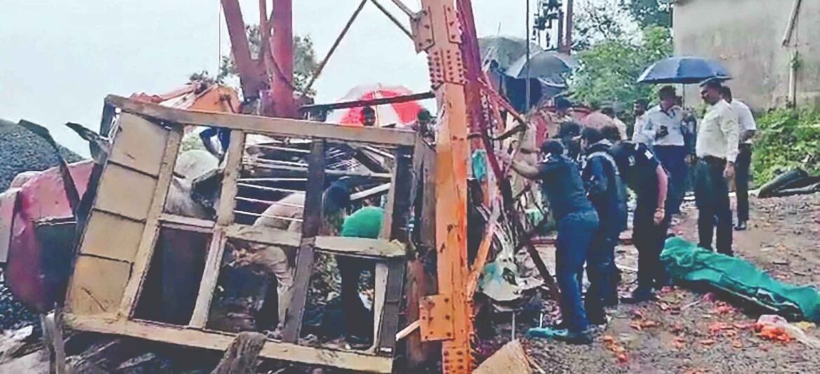 Cargo Ropeway Trolley Crashes at Pavagadh After Brake Failure