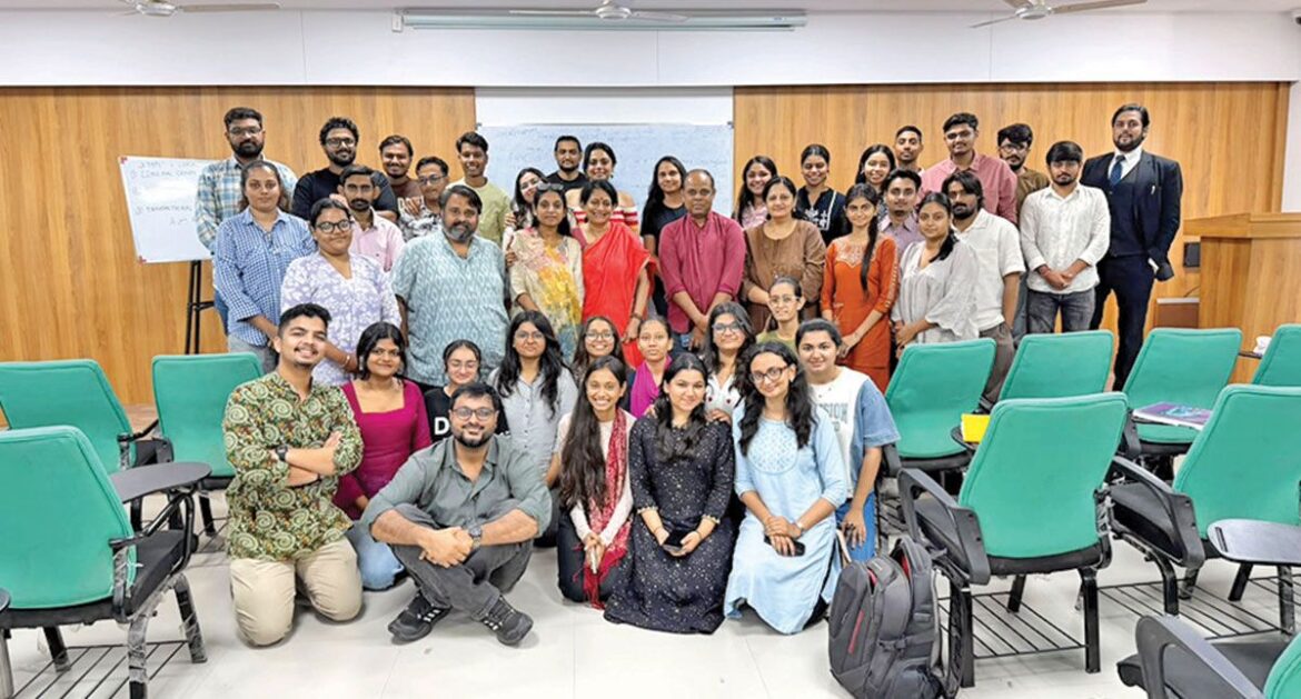 GU journalism students learn about Mahatma Gandhi
