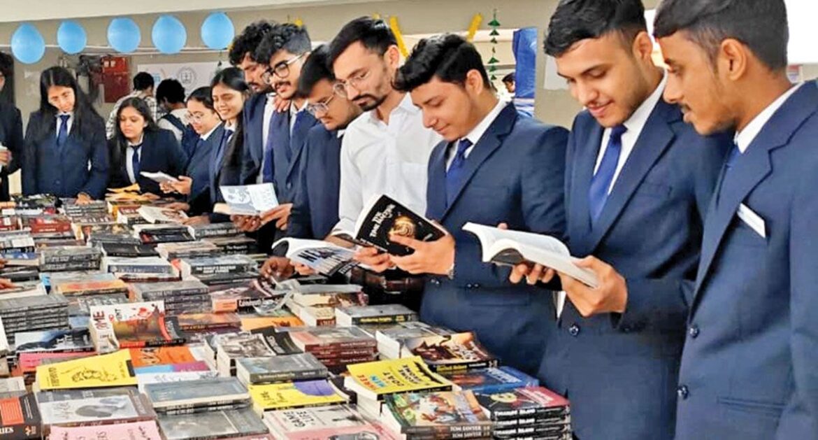 SLIMS Organises Book Exhibition to Promote Reading Among Students