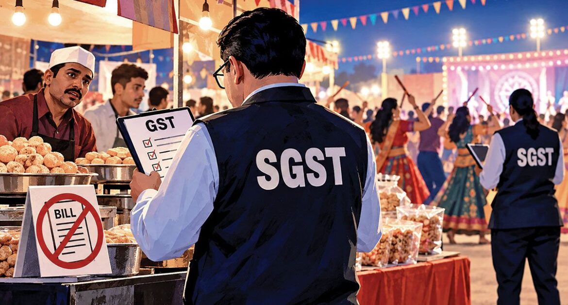 SGST Cracks Down on Navratri Food Stalls in Ahmedabad