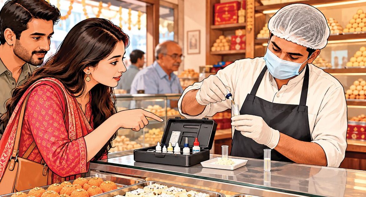 AMC Makes Food Testing Kits Mandatory for Sweet Shops Ahead of Diwali