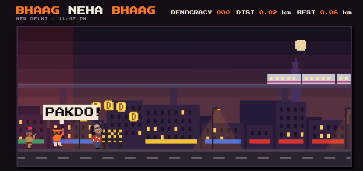 ‘Bhaag Neha Bhaag’: Online Game Inspired by Activist Neha Bora’s Protest Attempts