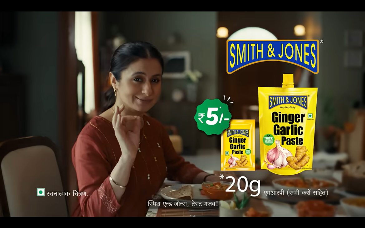 Smith & Jones Launches New Campaign with Rasika Dugal Encouraging Consumers to Question their Ginger Garlic Paste