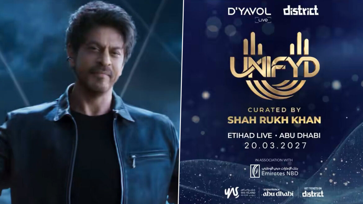 SRK announces UNIFYD music festival in Abu Dhabi